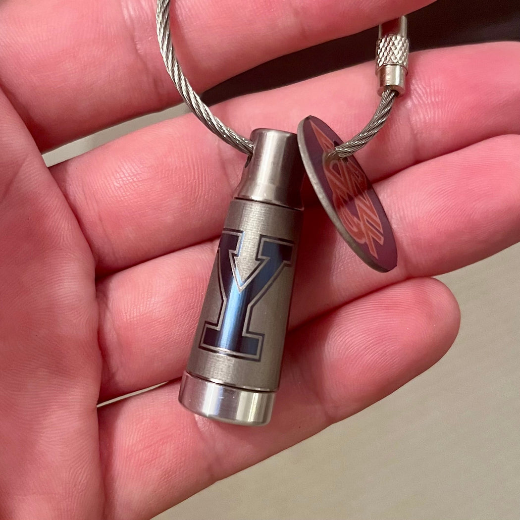 Ti “The Y Bomb" Ferruled Keychain