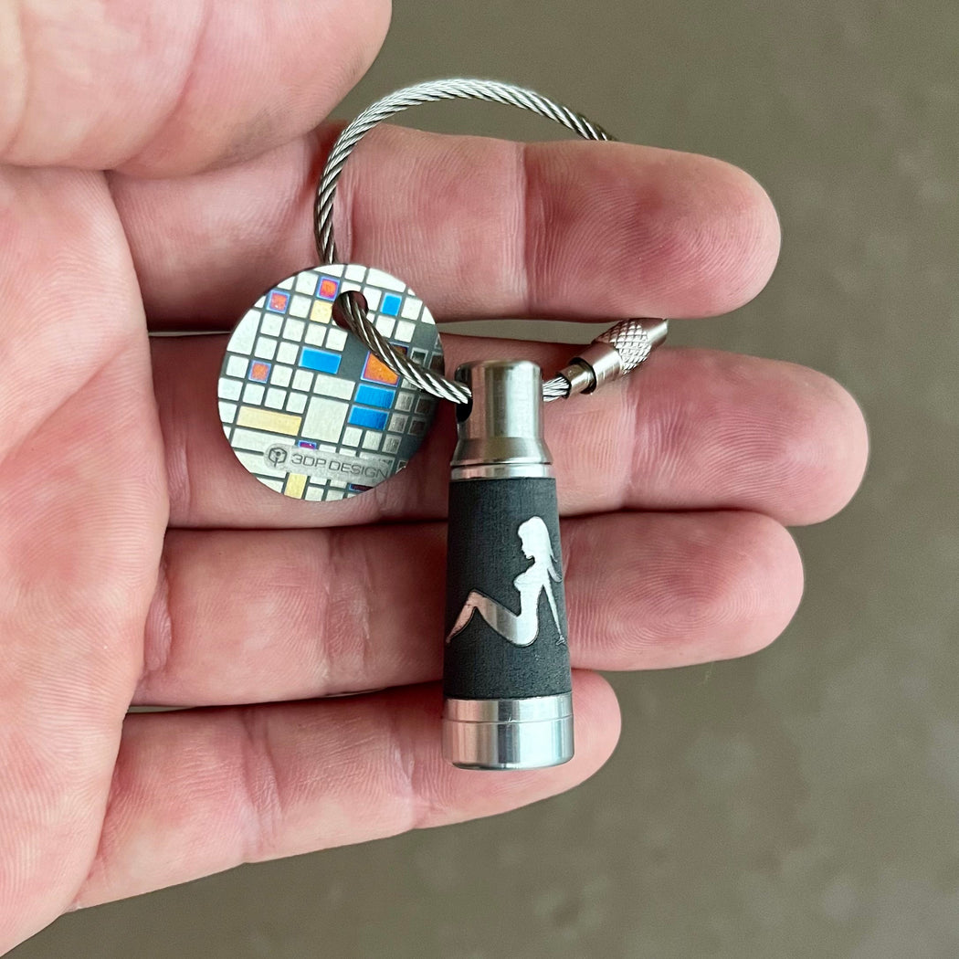 Al "Mud Flaps" Ferruled Keychain