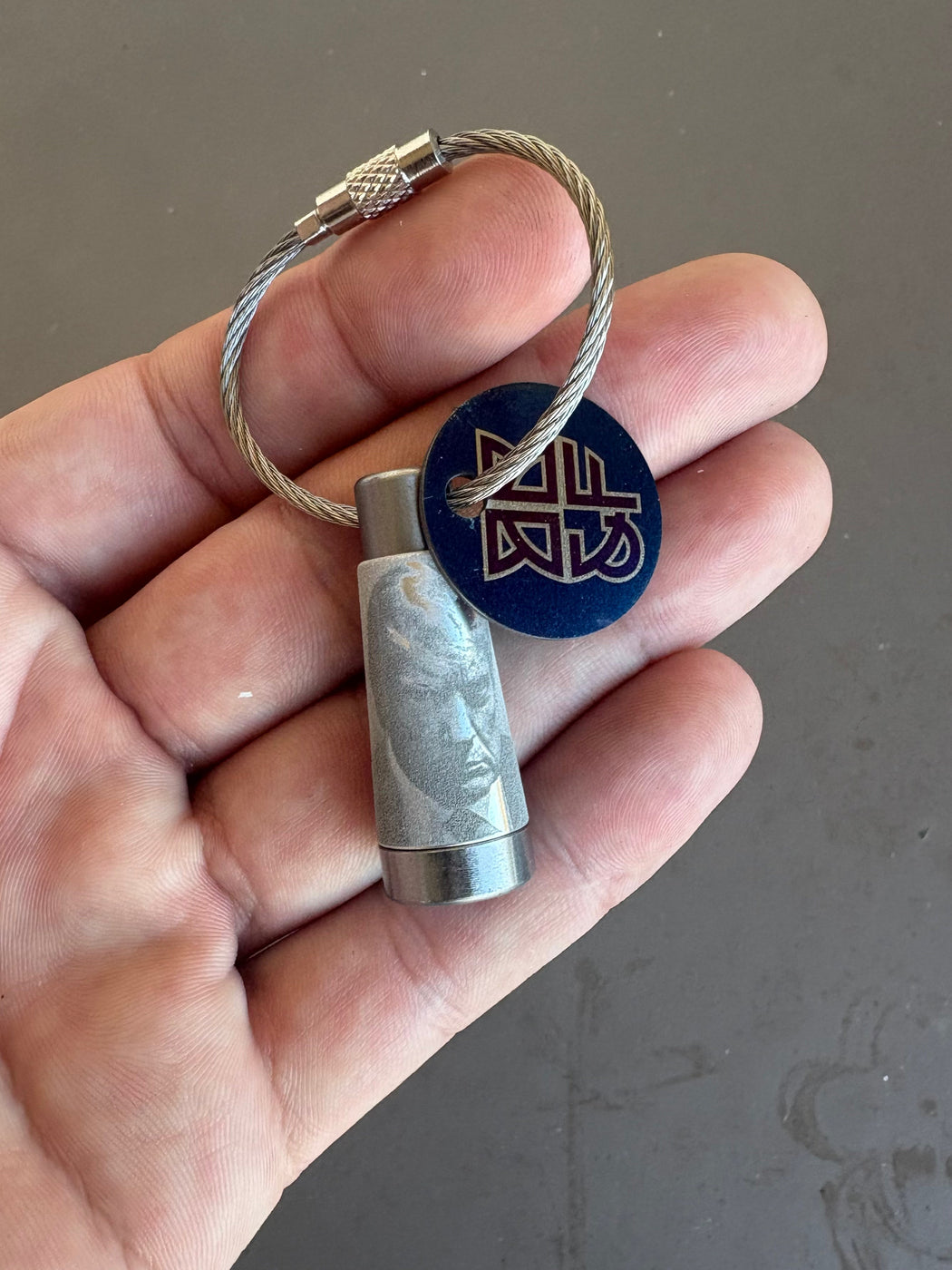 Al "NY Man" Ferruled Keychain