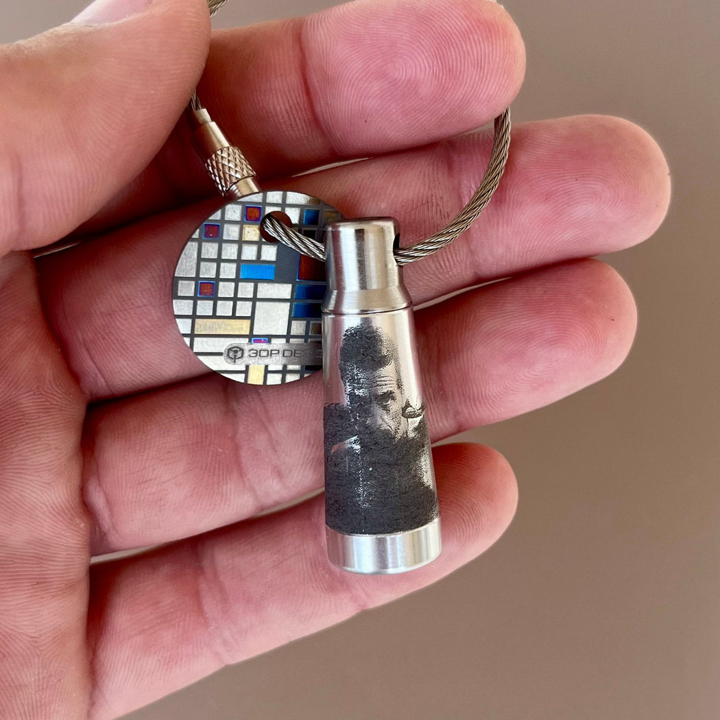 Al "DE Man" Ferruled Keychain