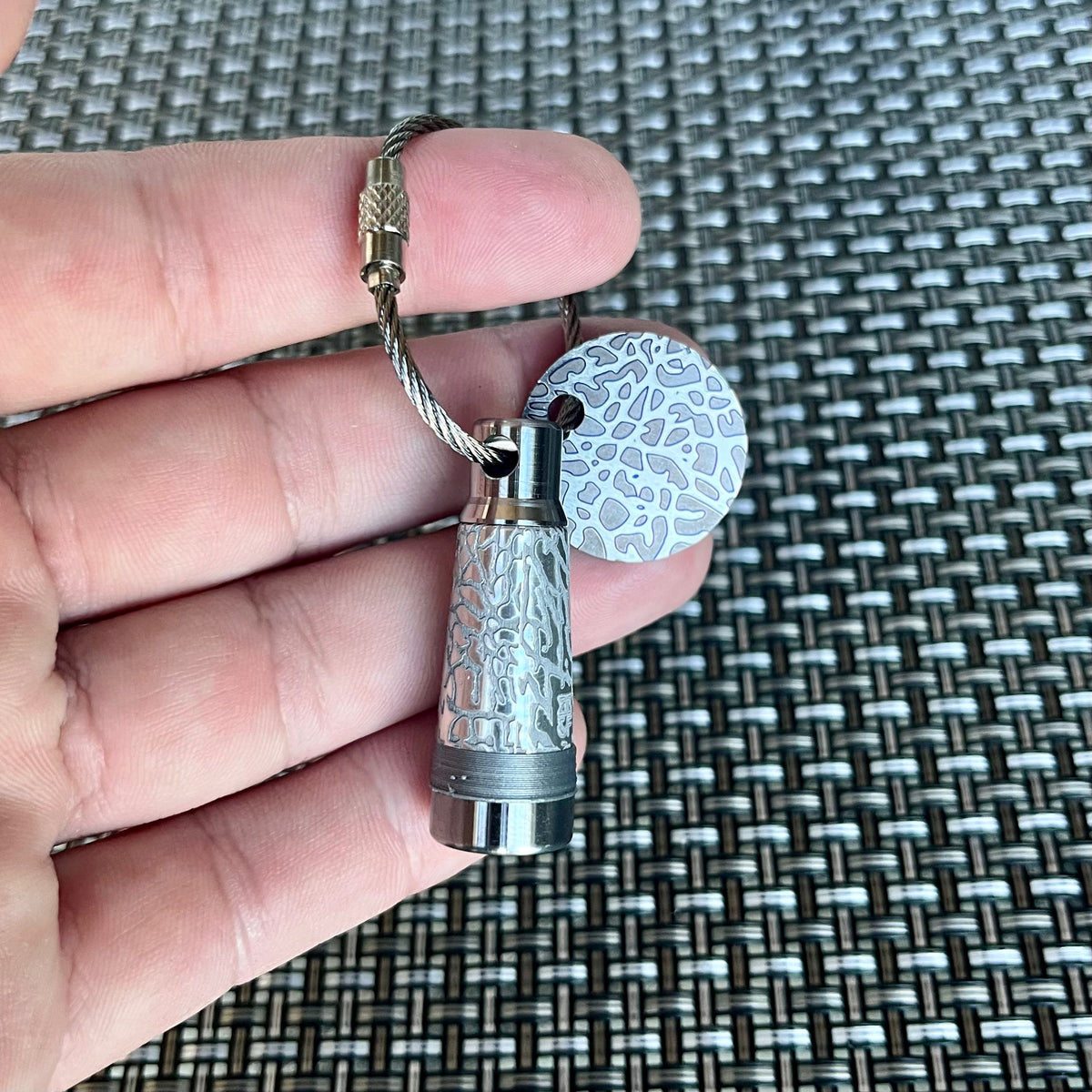 Grey LE Phunt Ferruled Keychain / Single Prong Pitch Tool — Bbandfco